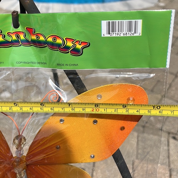 Nylon butterfly brand new package wall decoration fall spring baby patio decor - Picture 5 of 6